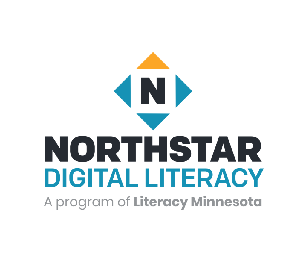 Northstar Digital Literacy stacked Logotype (PNG)