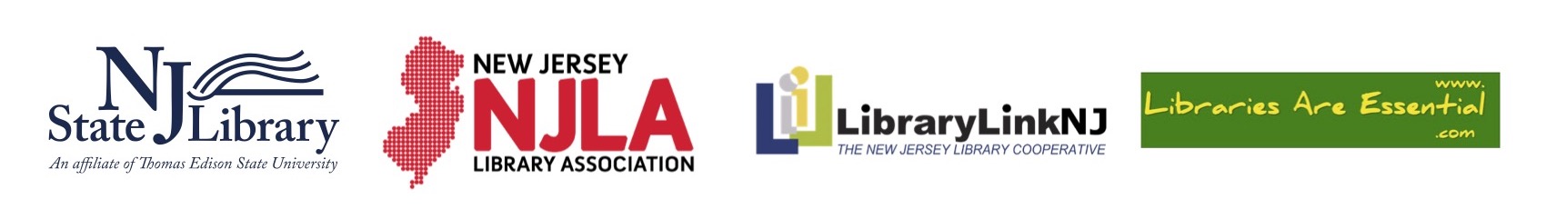 New Jersey State Library, New Jersey Library Association, Library Link NJ, and Libraries are Essential
