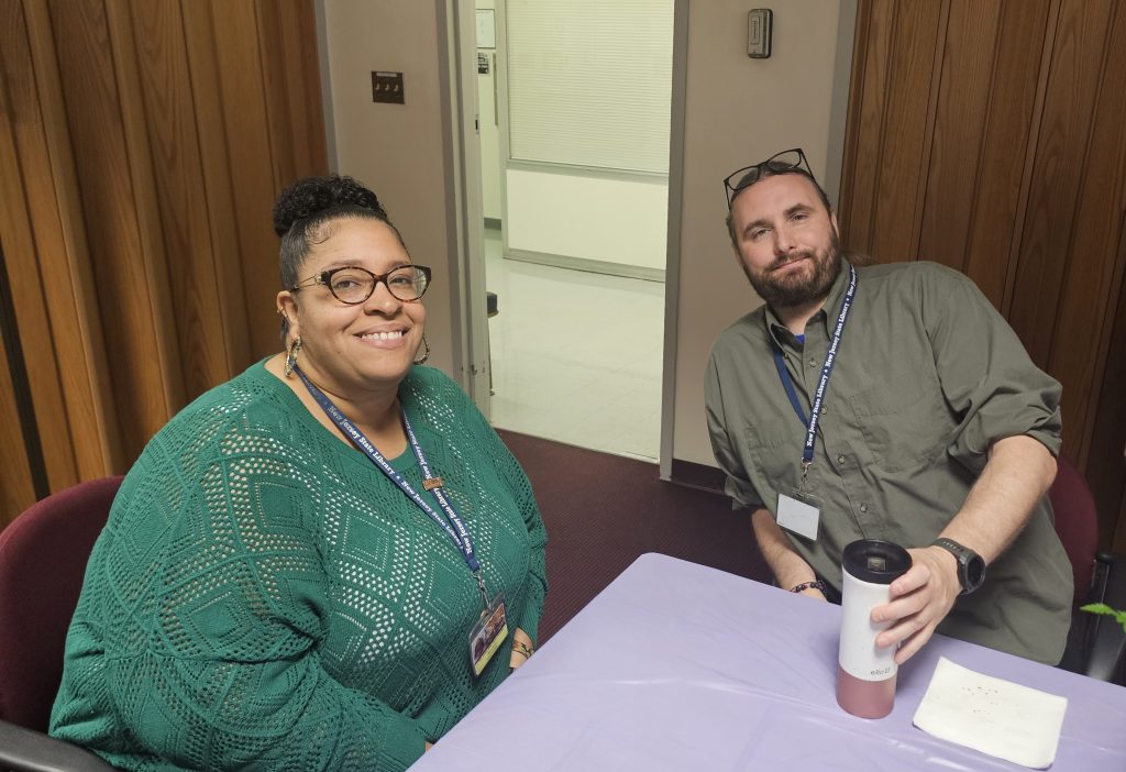 NJSL Staff attending the party.