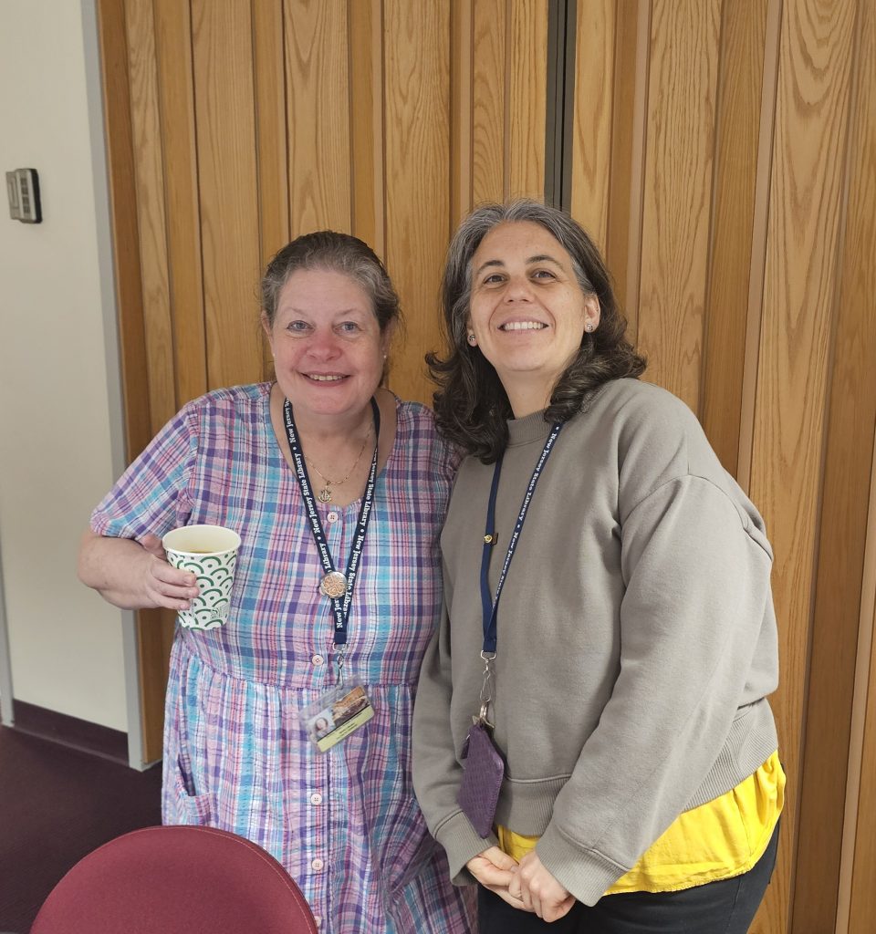 NJSL Staff attending the party.