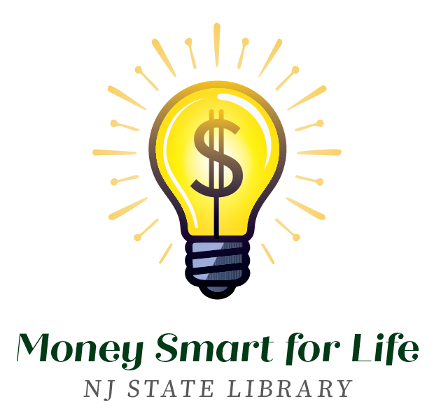 Money Smart for Life logo of a Lightbulb with a dollar sign as the filament.
