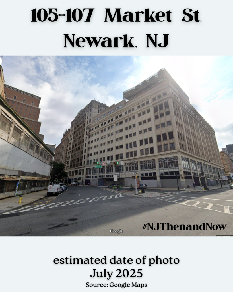 105-107 Market St in Newark, NJ estimated date of photo July 2025